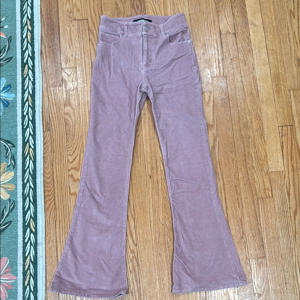 Express High Rise Mauve Corduroys Size 2